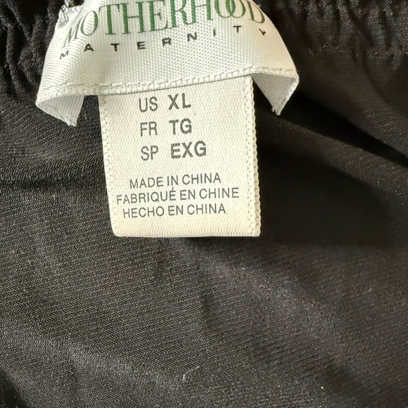 Women’s Black Motherhood Maternity Top Size XL - Picture 3 of 3